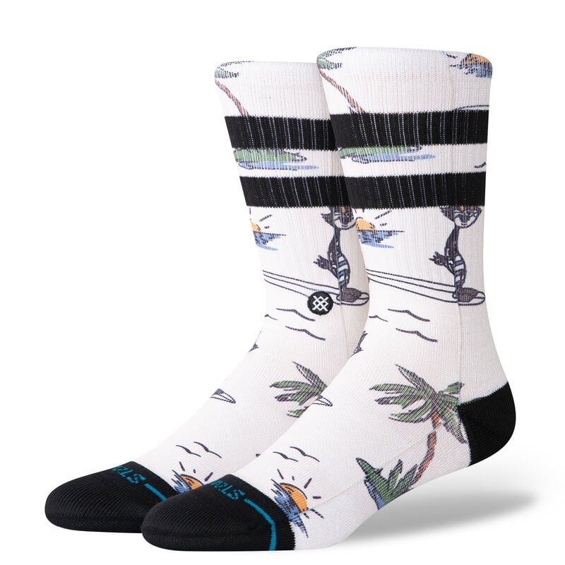 Poly Blend Crew Socks