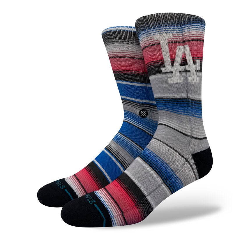 MLB Dodgers Serape Poly Crew Socks