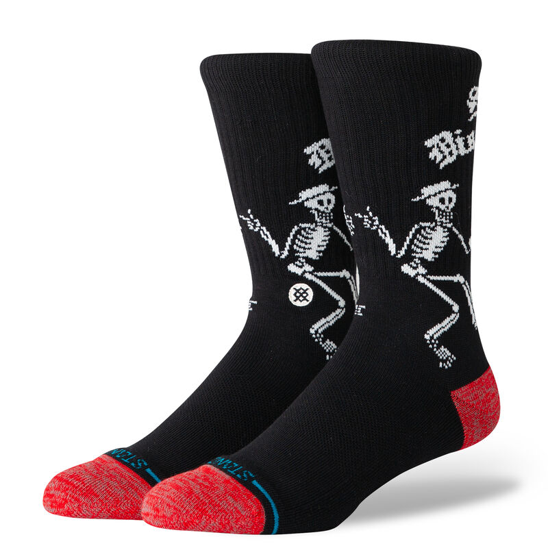 Social Distortion X Stance Skelly Dancing Crew Socks