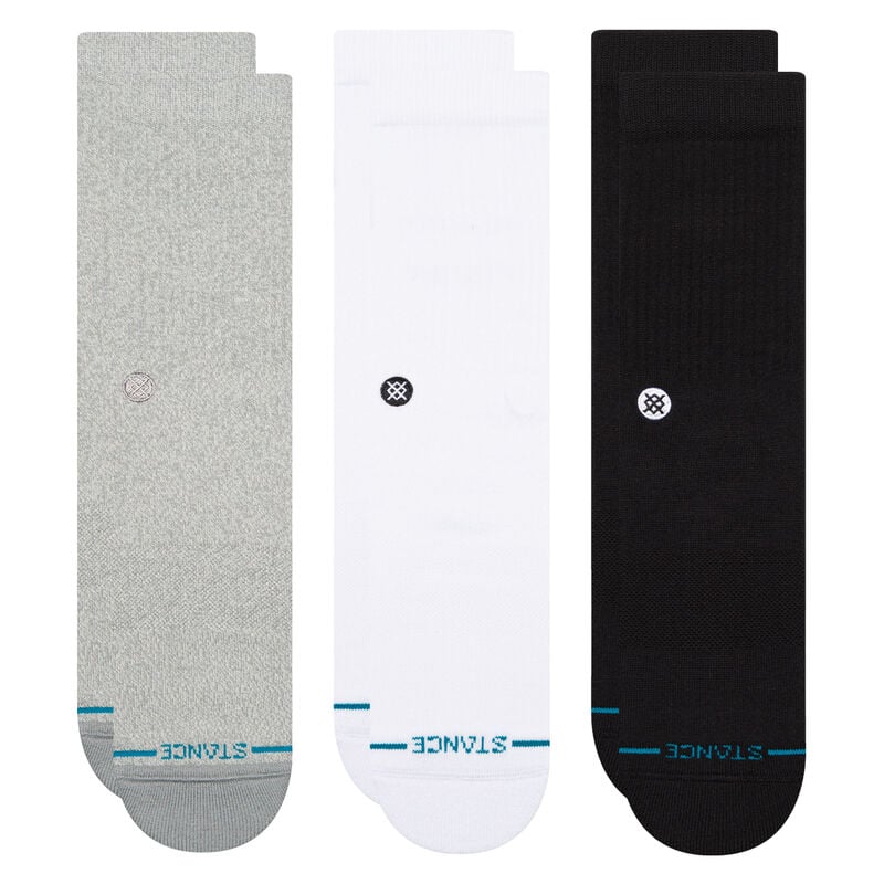 Icon Crew Socks 3 Pack